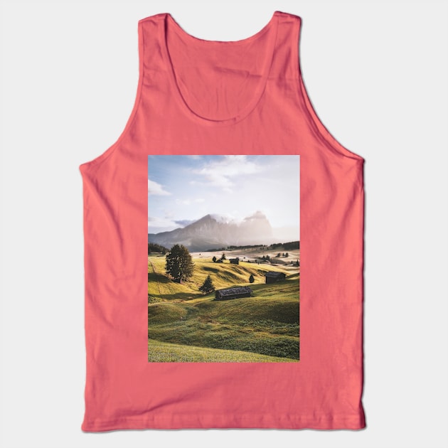 Mountain and nature Tank Top by P.K.DESIGN